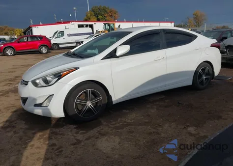 2015 Hyundai Elantra Se from USA, damaged, VIN 5NPDH4AE2FH631985